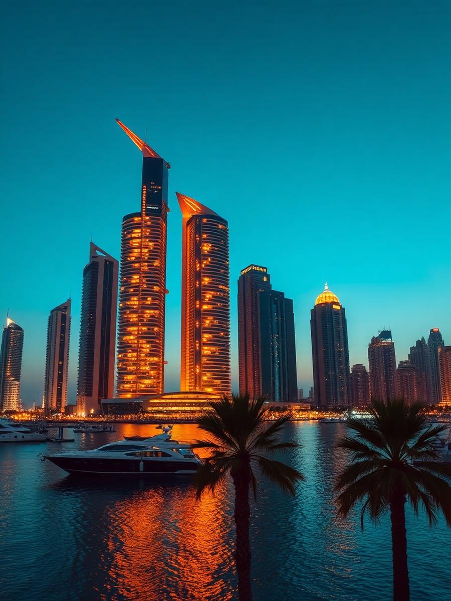 Dubai at golden hour