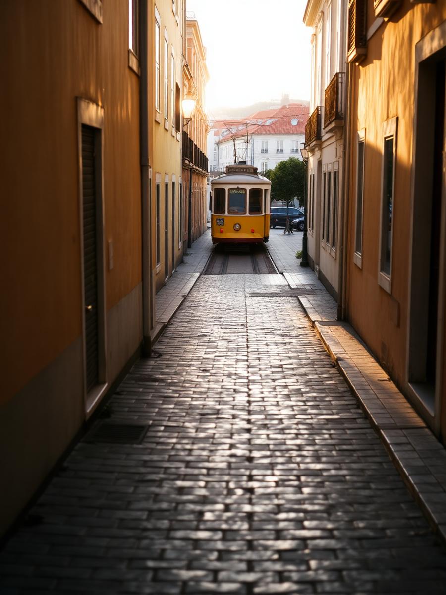 Lisbon at golden hour